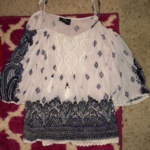 Open shoulder blouse!